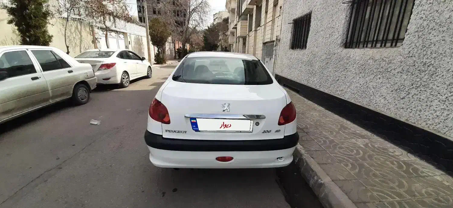 پژو ۲۰۶ sd V8(با کارشناسی)|خودرو سواری و وانت|مشهد, رضاشهر|دیوار