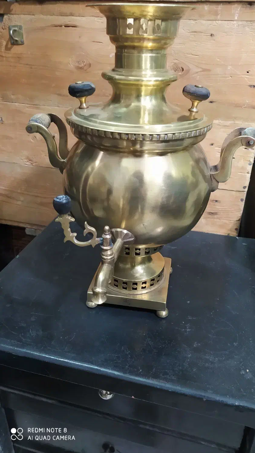 سماور روسی بکر|کلکسیون اشیاء عتیقه|بیرجند, |دیوار