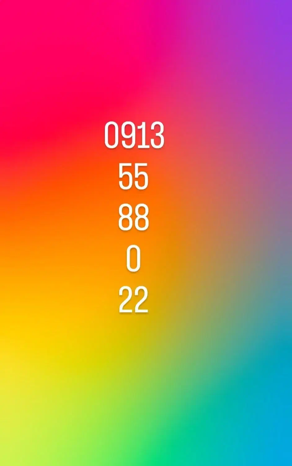 0913.55.88.0.22|سیم‌کارت|اصفهان, سنبلستان|دیوار