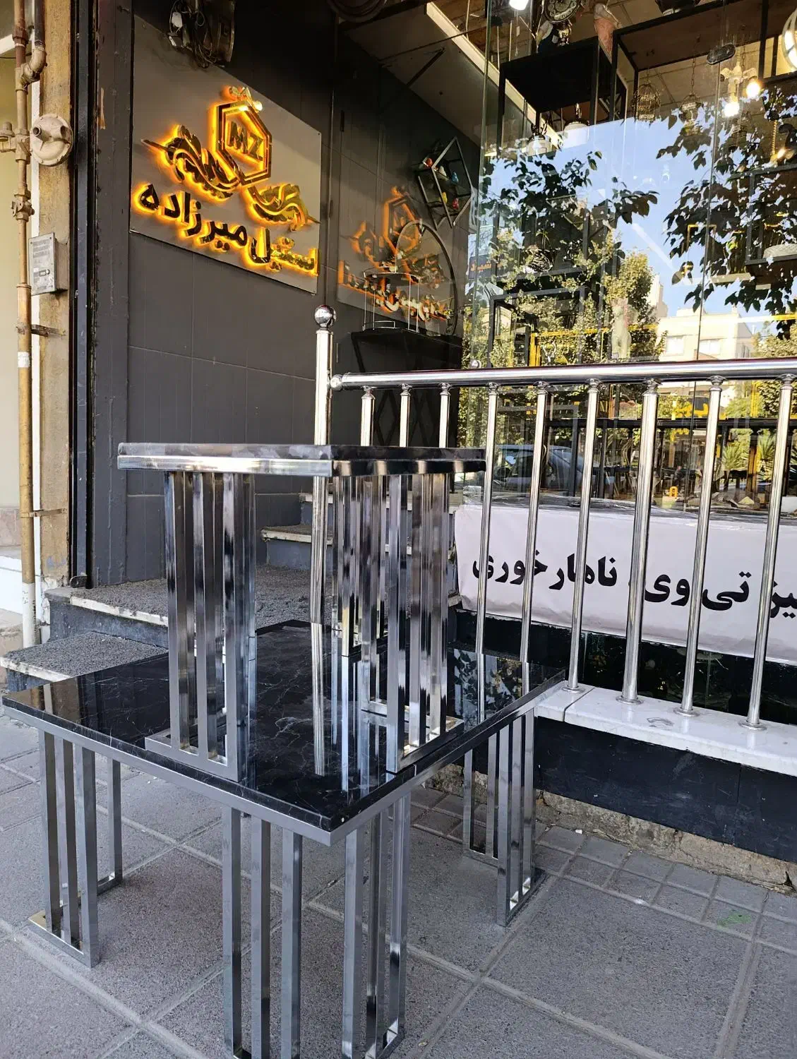 جلومبلی مدل پایه ال رادیاتی کنسول استند نهارخوری|مبلمان خانگی و میز عسلی|مشهد, ولیعصر (شهرک غرب)|دیوار