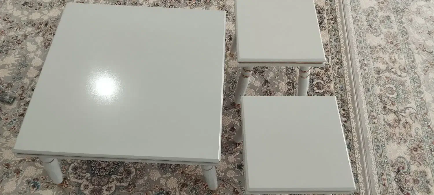 عسلی و جلو مبلی و میز ناهار خوری چهار نفره|مبلمان خانگی و میز عسلی|دره شهر, |دیوار