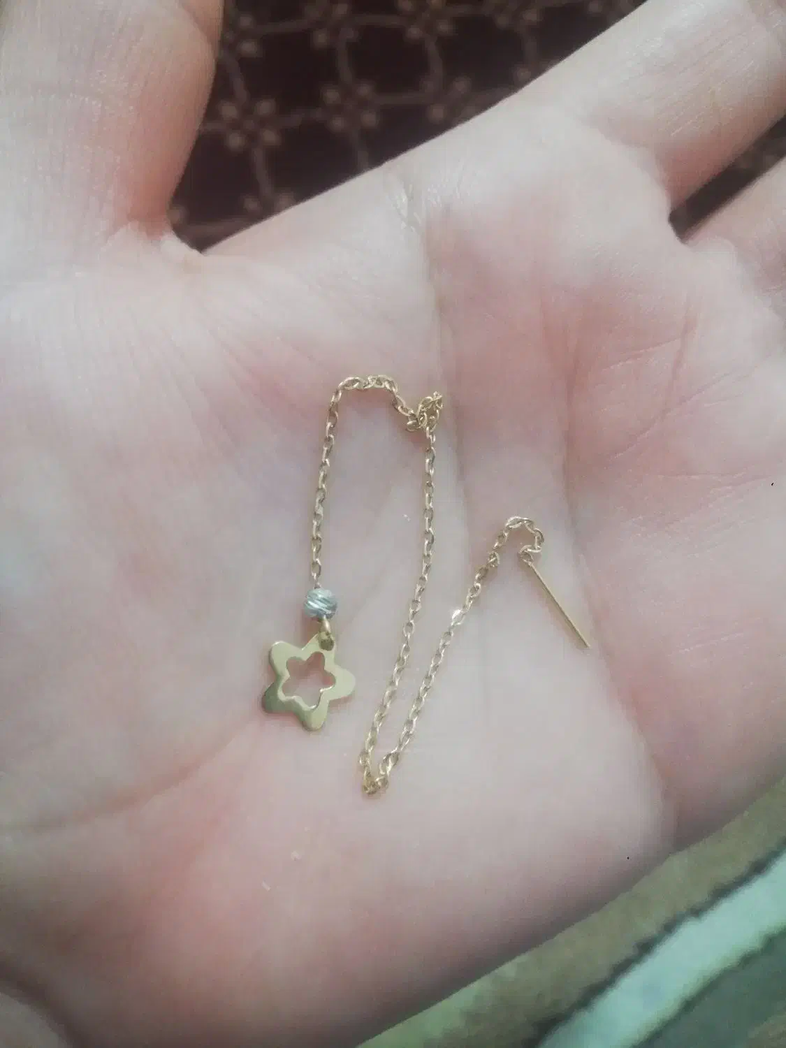 زنجیر بدون پلاک. گوشواربخیه ای. پلاک کادویی|جواهرات|یاسوج, |دیوار