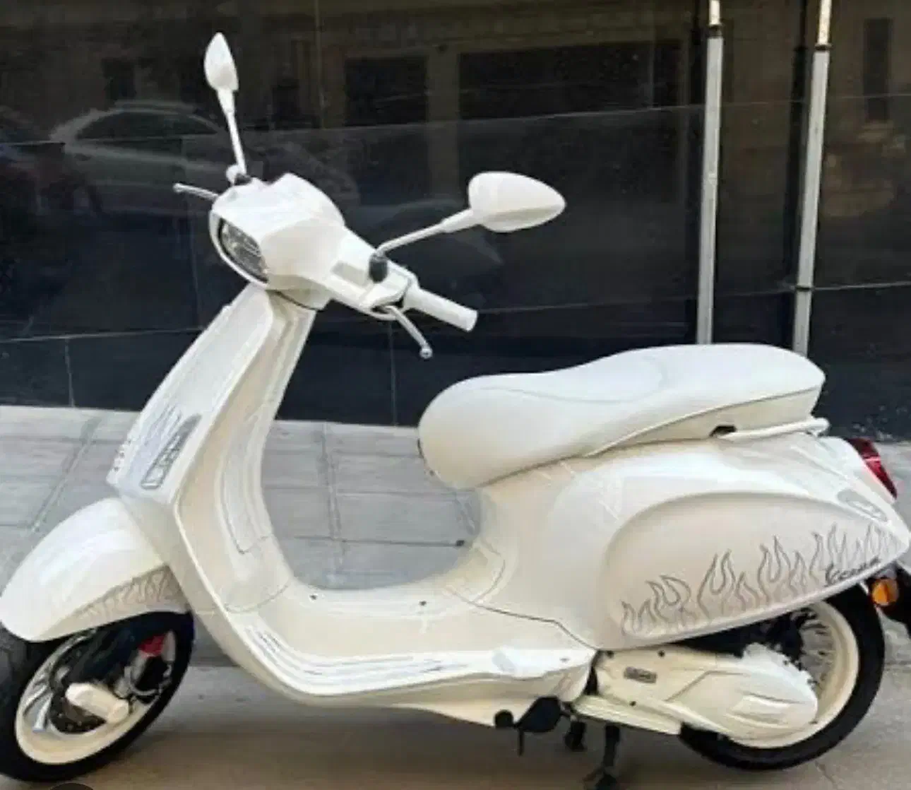 موتور وسپا سفید مدل جاستین بیبر صفر|موتورسیکلت|تهران, پردیسان|دیوار