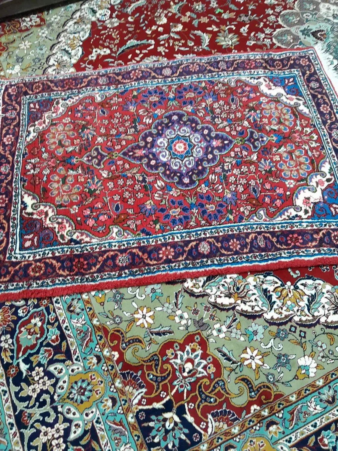 فرش دست باف|فرش|ملایر, |دیوار