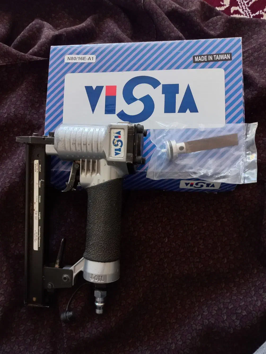 منگنه کوب بادی ویستا تایوان،در حد نو با پستون اضاف|ابزارآلات|میانه, |دیوار