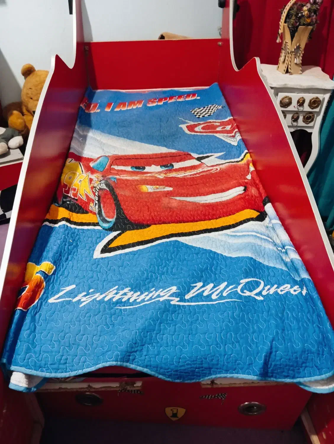 تخت طرح ماشین|تخت و سرویس خواب|زاهدان, |دیوار