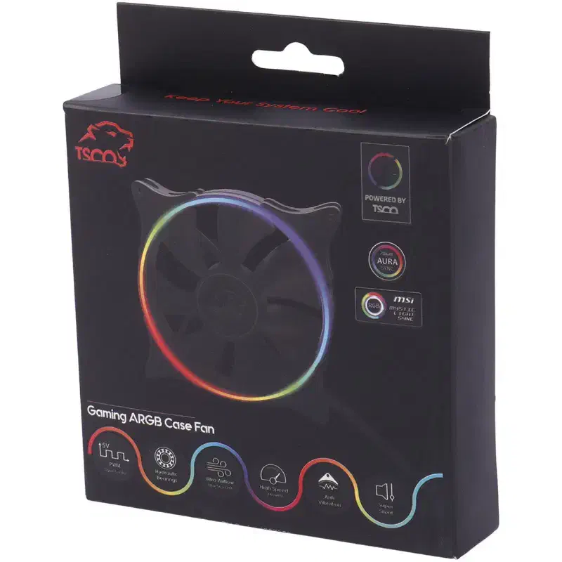 فن کیس کامپیوتر با RGB ( فروشگاه دیجیتال نهل )|قطعات و لوازم جانبی رایانه|کازرون, |دیوار