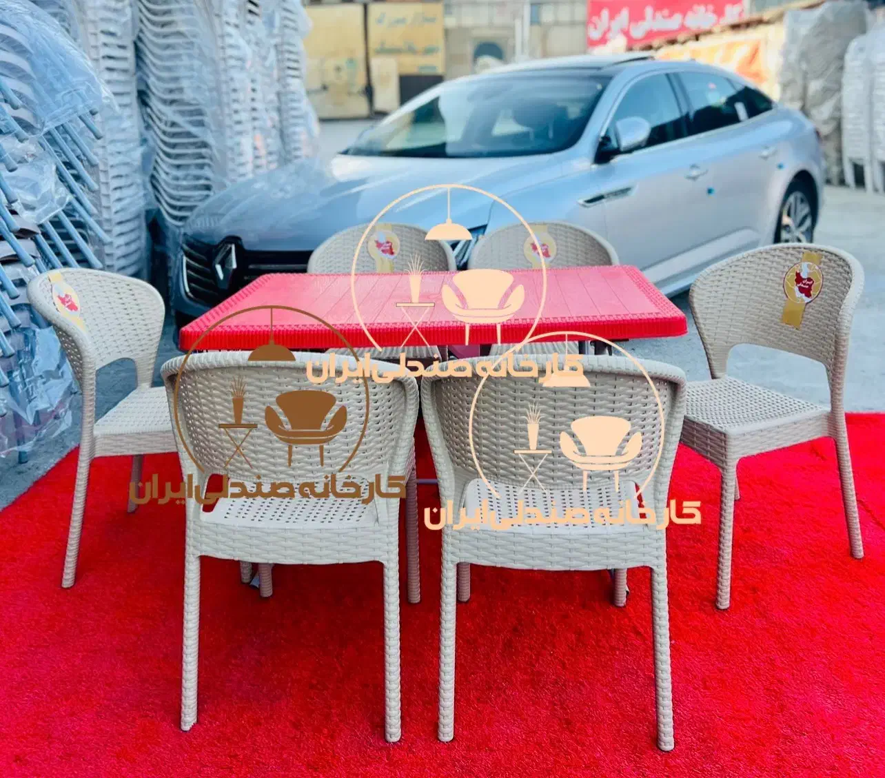 صندلی پلاستیکی باغی کافه طرح ایمان|میز و صندلی غذاخوری|تهران, میدان ولیعصر|دیوار