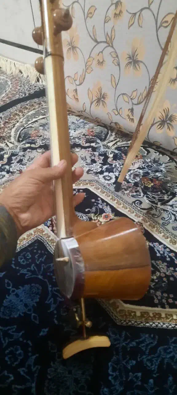 کمانچه استخوان کاری حرفه ای|سازهای سنتی|دزفول, |دیوار