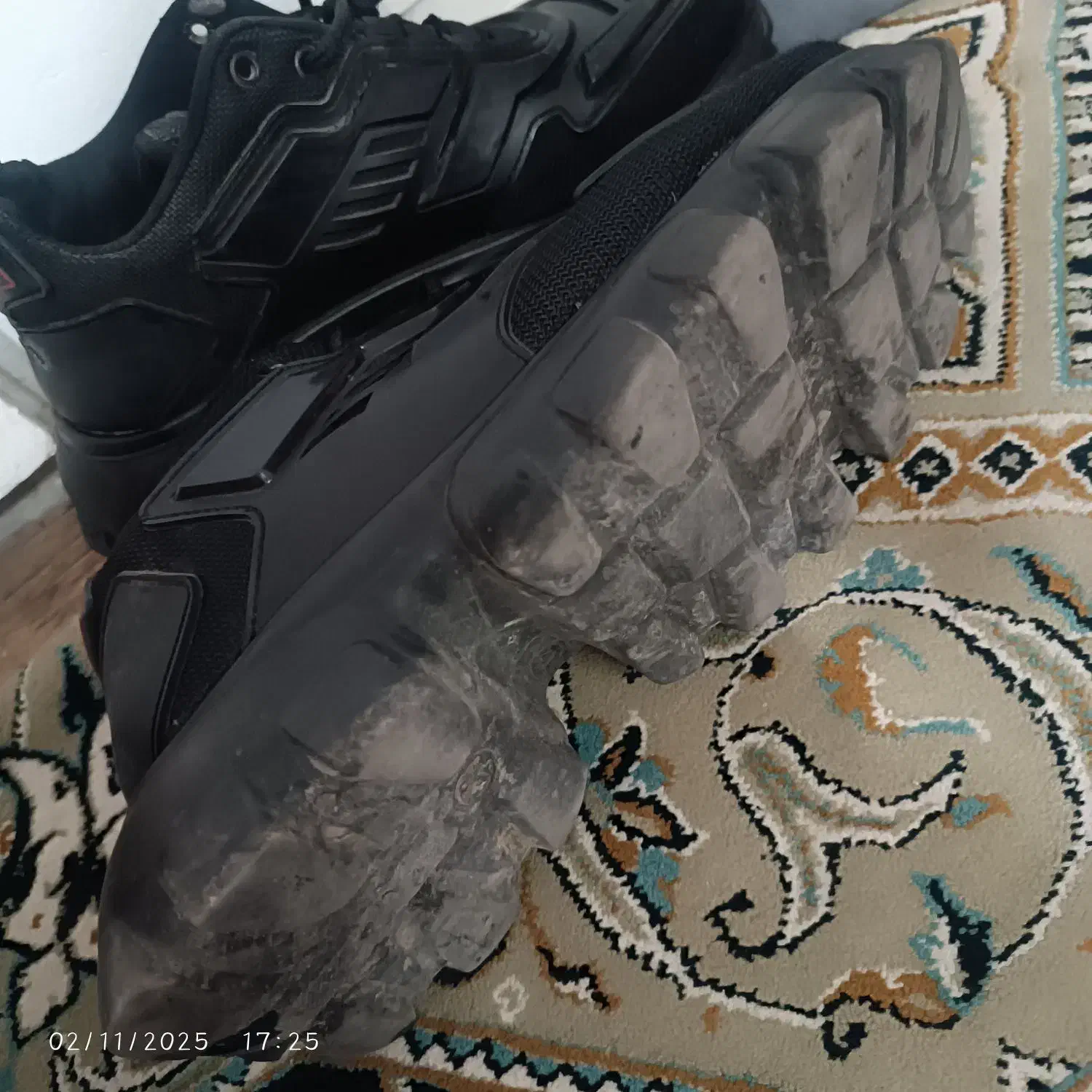 کتونی مشکی لژ دار|کیف، کفش، کمربند|تهران, خاک سفید|دیوار