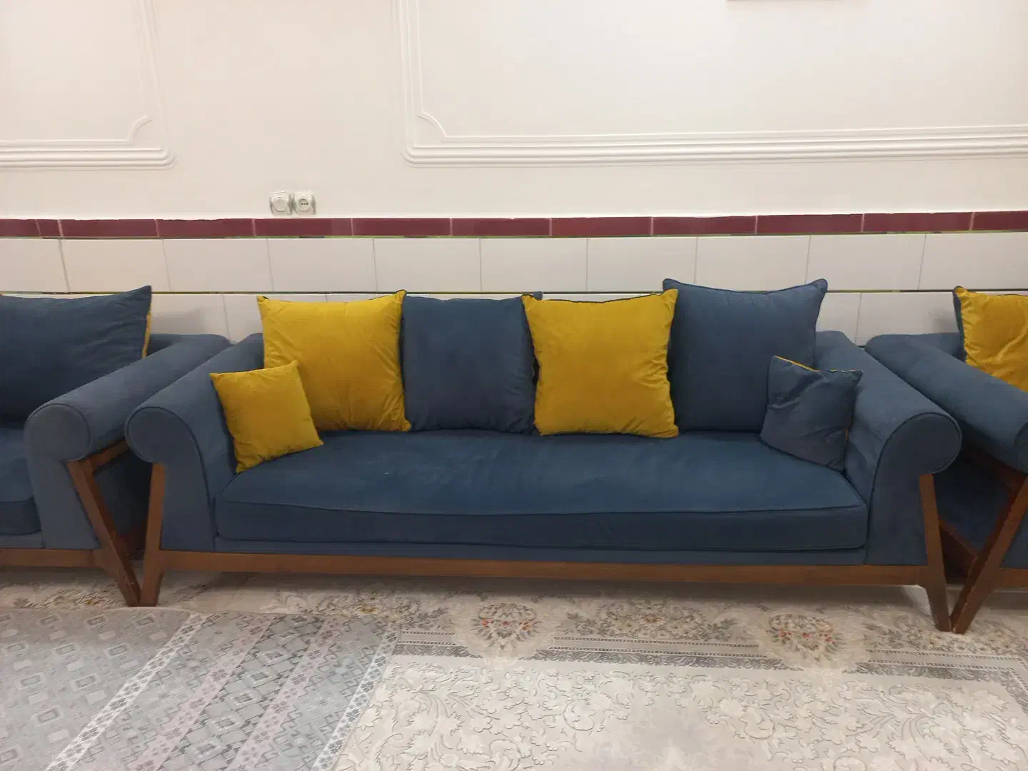 مبل ۹نفره  میزتلویزیون|مبلمان خانگی و میز عسلی|نظرآباد, نظرآباد|دیوار