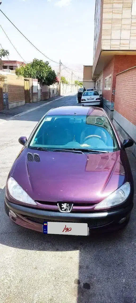 پژو 206 V8 Sd|خودرو سواری و وانت|شیراز, باغ تخت|دیوار