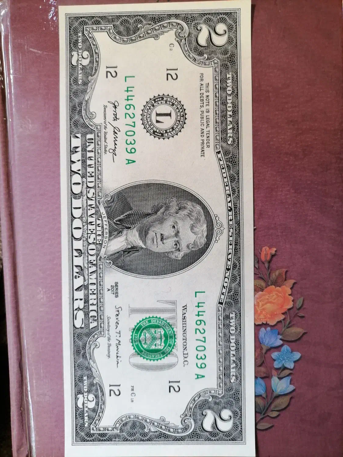 دلار آمریکا جفت سوپر بانکی پشت سریال|کلکسیون سکه، تمبر، اسکناس|بروجرد, |دیوار