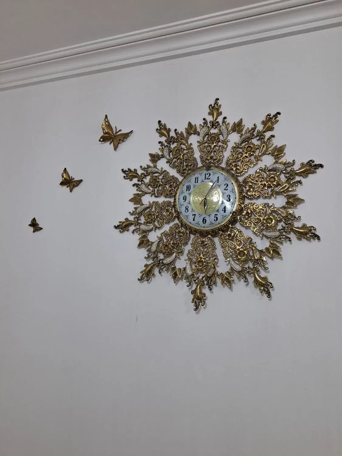 ساعت برنز|ساعت دیواری و تزئینی|بهار, |دیوار