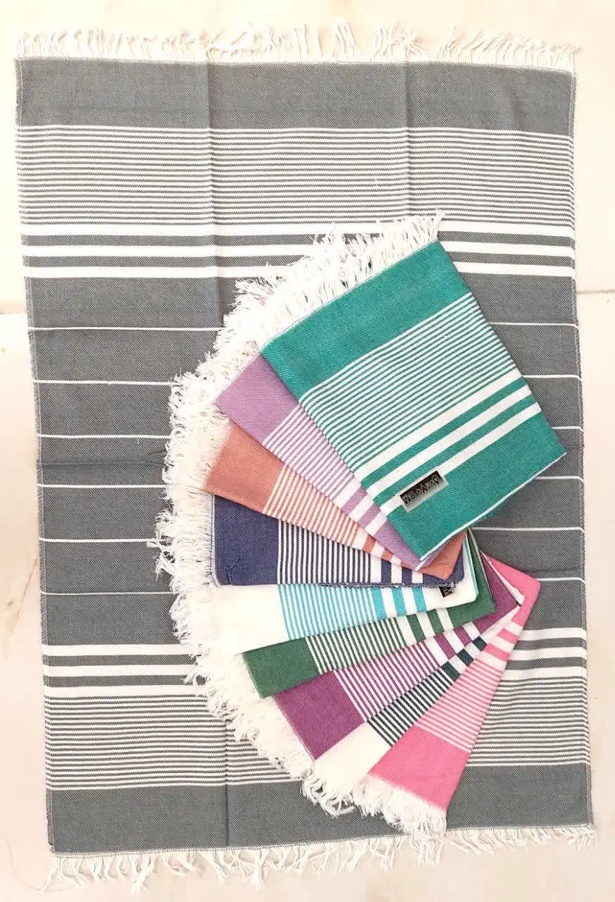 فروش تک و عمده حوله و دستمال های نخی صددرصد نخی|سفره، حوله، دستمال آشپزخانه|همدان, |دیوار