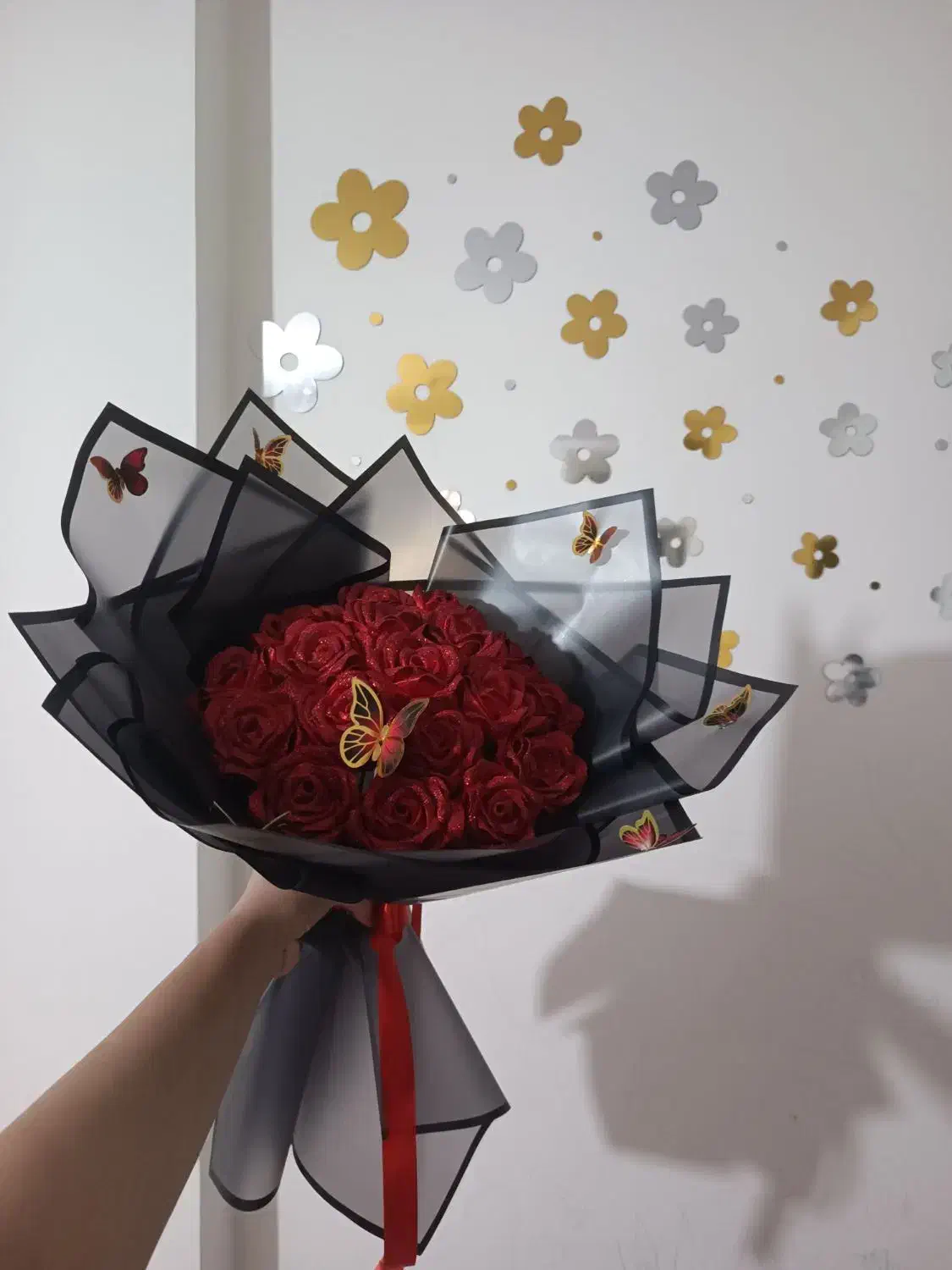 گل روبانی با کیفیت و قیمت اقتصادی ویژه روز مادر|گل مصنوعی|شیراز, محراب|دیوار