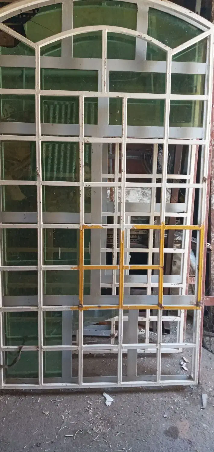 دوعدد پنجره ابعاد ۱۱۰×۲متر|مصالح و تجهیزات ساختمان|رومشکان, |دیوار