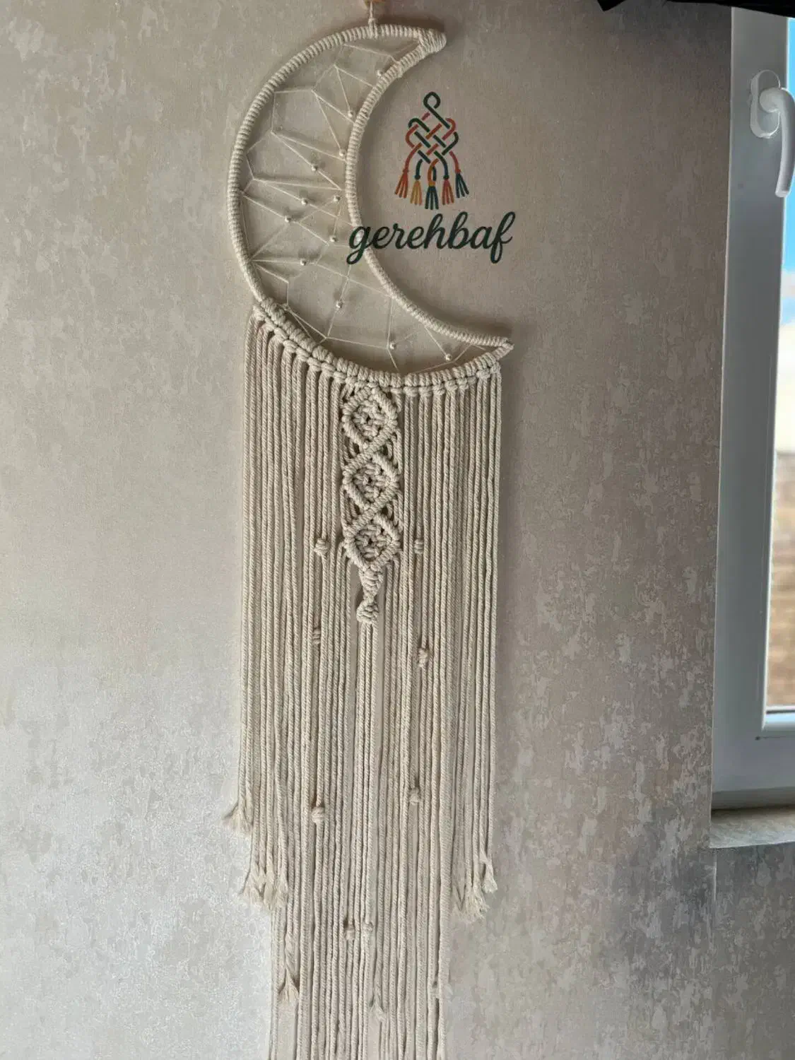 محصولات مکرومه|صنایع دستی و سایر لوازم تزئینی|میانه, |دیوار