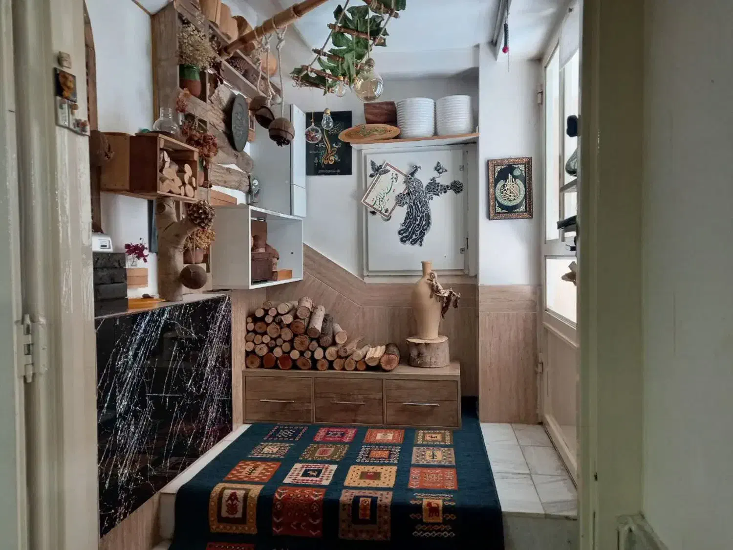 ۱۱۵ متر زیرزمین آپارتمانی شهرک صادقیه|اجارهٔ آپارتمان|قم, دانش|دیوار