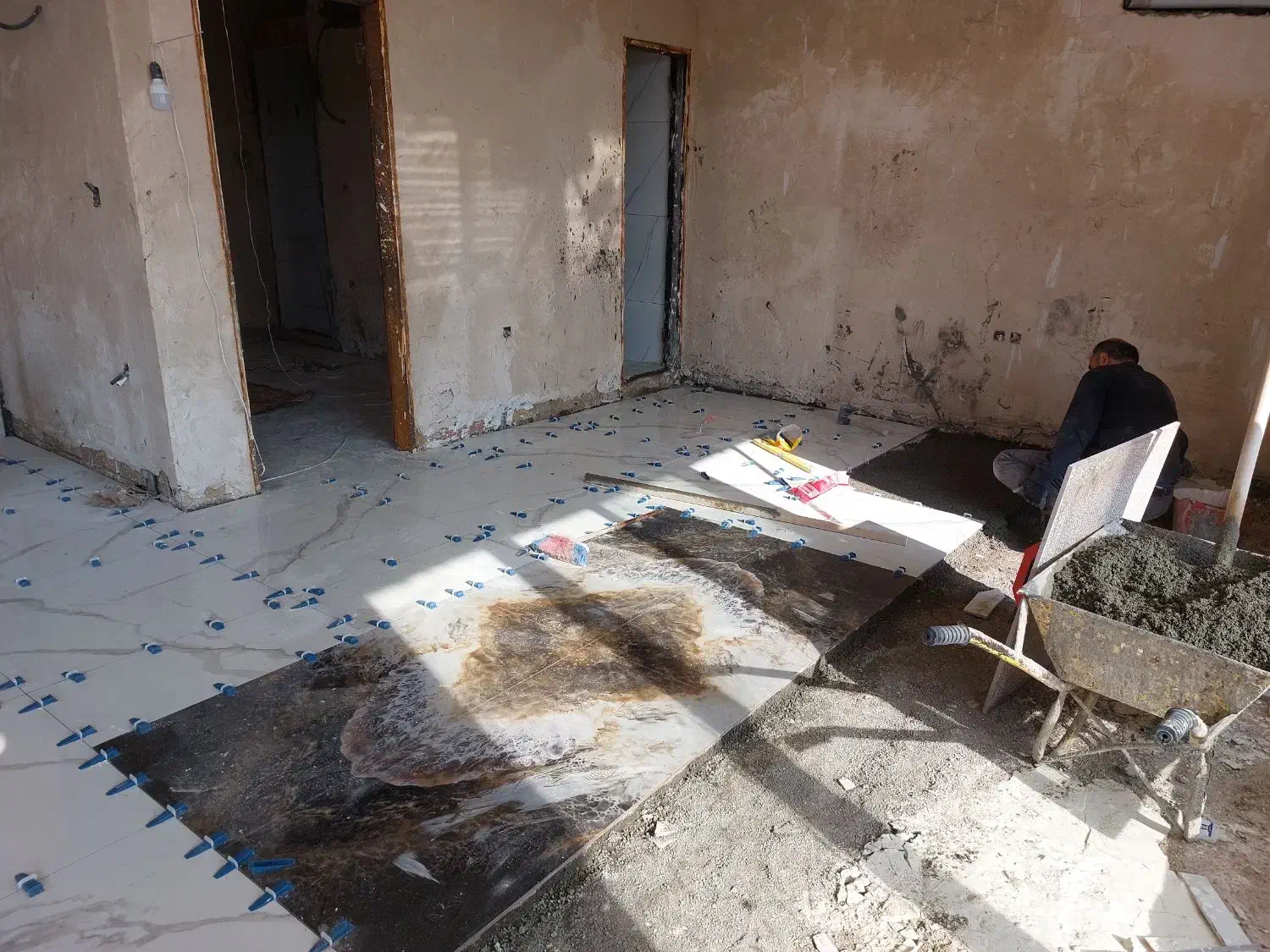 اجرای کاشی وسرامیک وسنگ کاری|خدمات پیشه و مهارت|نسیمشهر, |دیوار