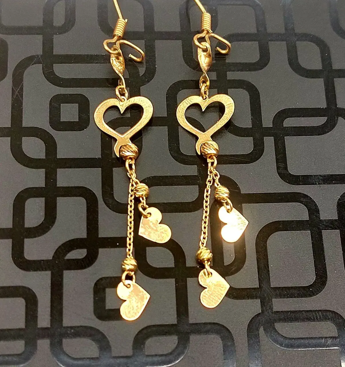 انواع گوشواره آویز با اجرت عالی|جواهرات|قم, ارم|دیوار