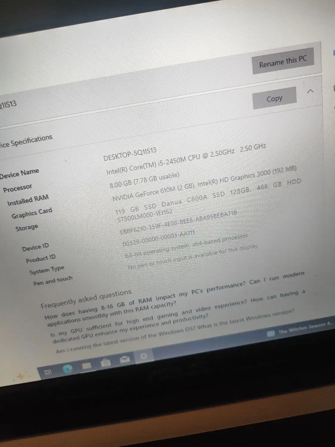 لب تاپ ایسوز صحیح سالم|رایانه همراه|اصفهان, نقش جهان|دیوار