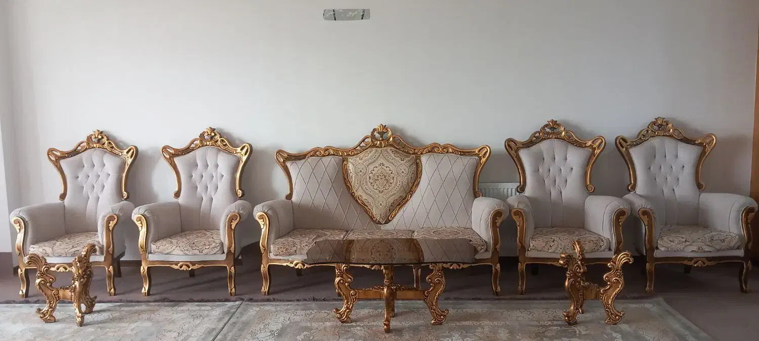 مبل سلطنتی|مبلمان خانگی و میز عسلی|شهرکرد, |دیوار