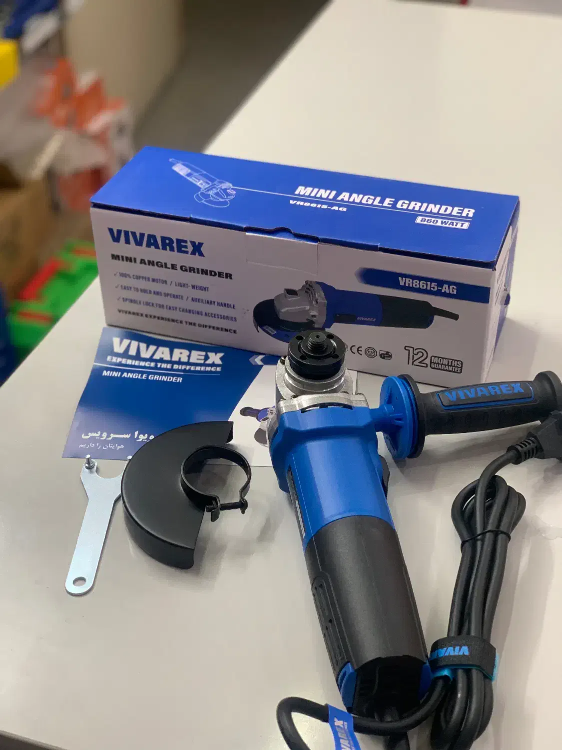 مینی فرز ۸۶۰ وات ویوارکس مدل ۸۶۱۵|ابزارآلات|تهران, بهجت‌آباد|دیوار