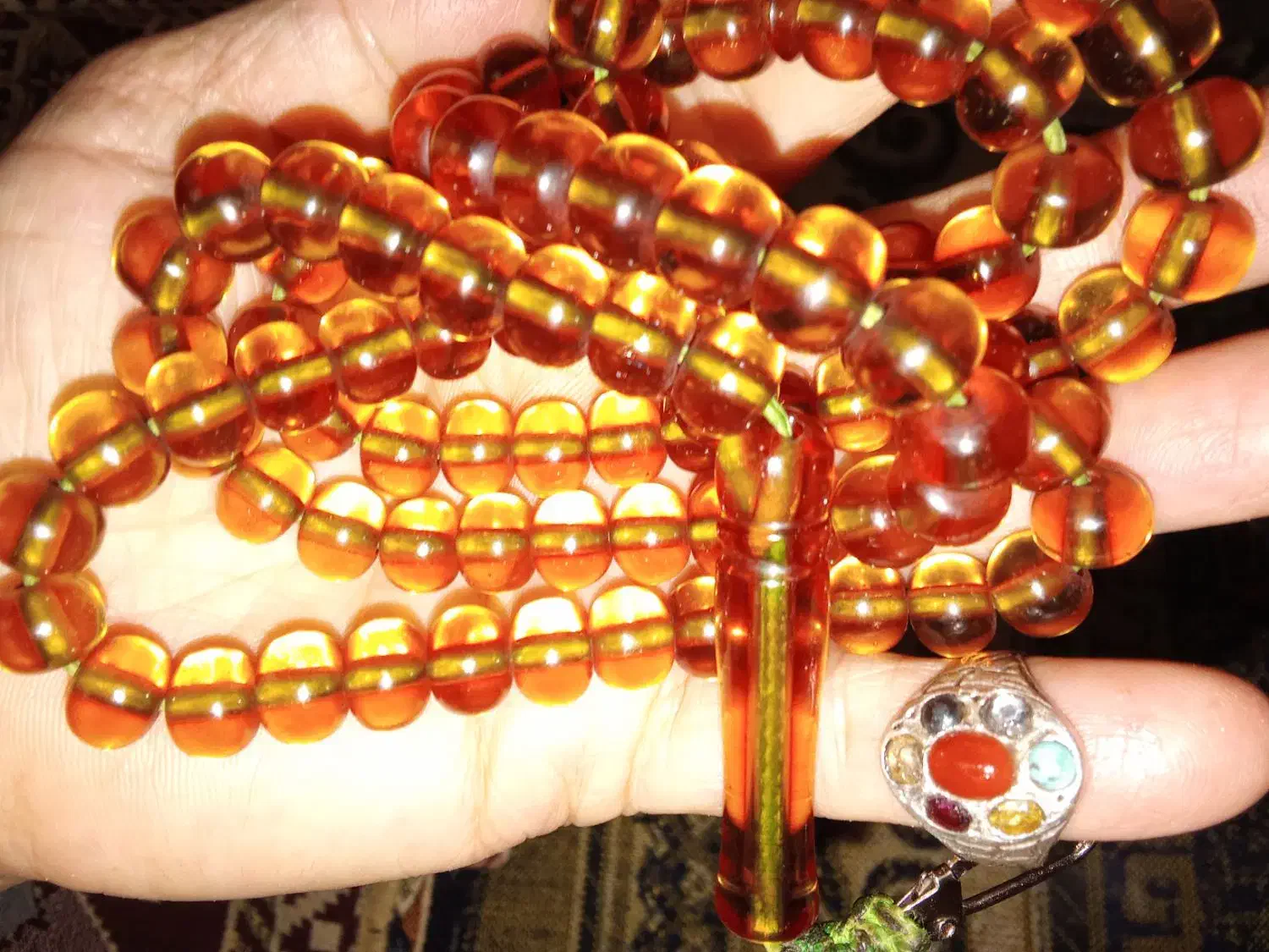 انگشترکهنه تسبح سندلوس.|جواهرات|تبریز, |دیوار