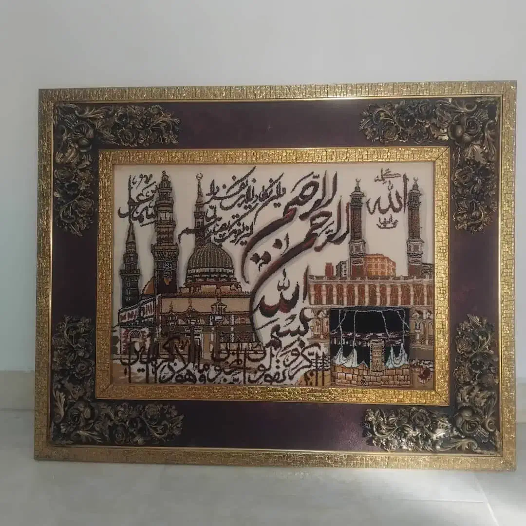 دو‌عدد تابلو فرش|تابلو فرش|رشت, معلم|دیوار