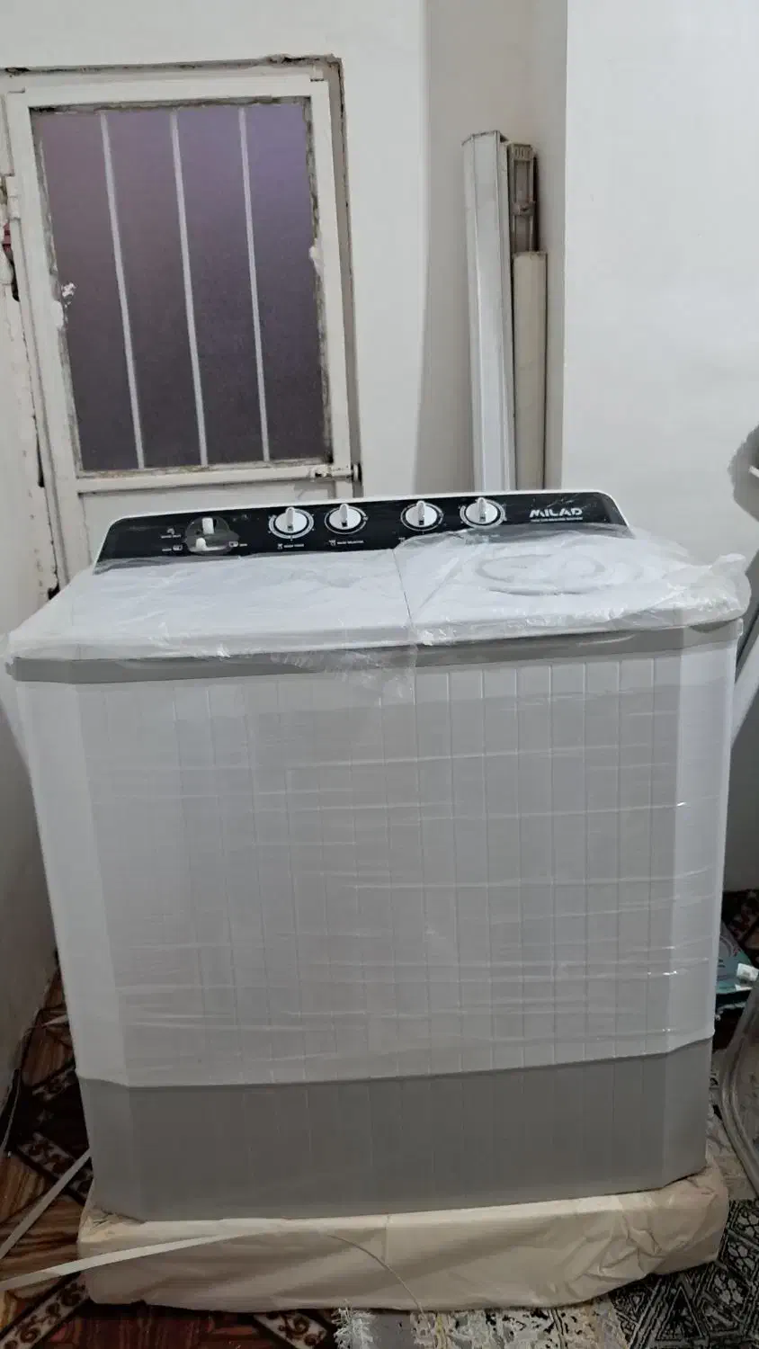 لباسشویی ۱۵کیلویی میلاد و گاز طرح فر|ماشین لباسشویی و خشک‌کن لباس|تربت جام, میان جام|دیوار