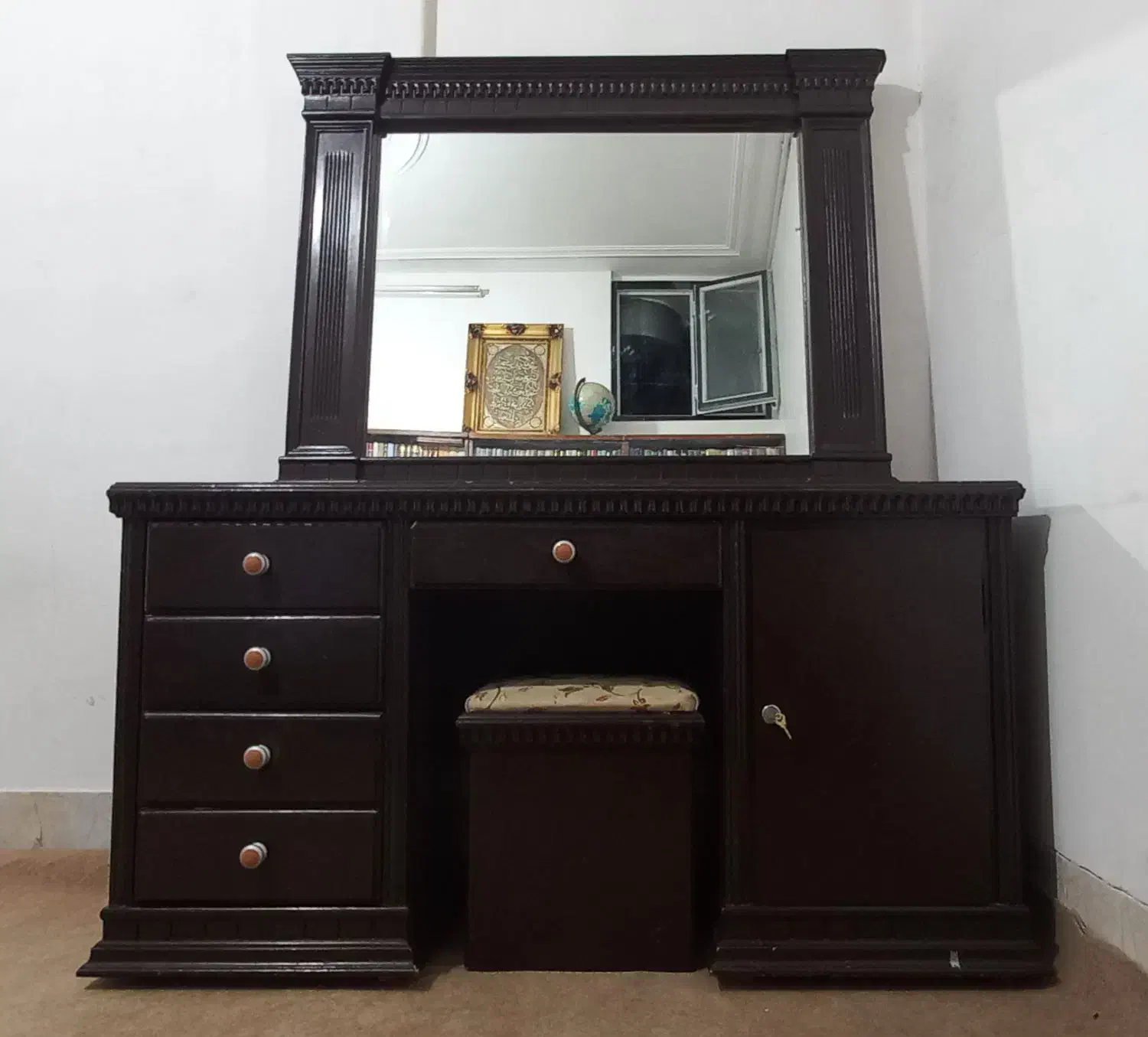 میز آرایش|تخت و سرویس خواب|قم, خندق|دیوار