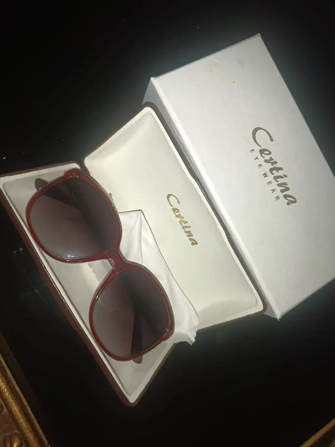 عینک زنانه قرمز سرتینا|زیورآلات و اکسسوری|تهران, نجات اللهی|دیوار