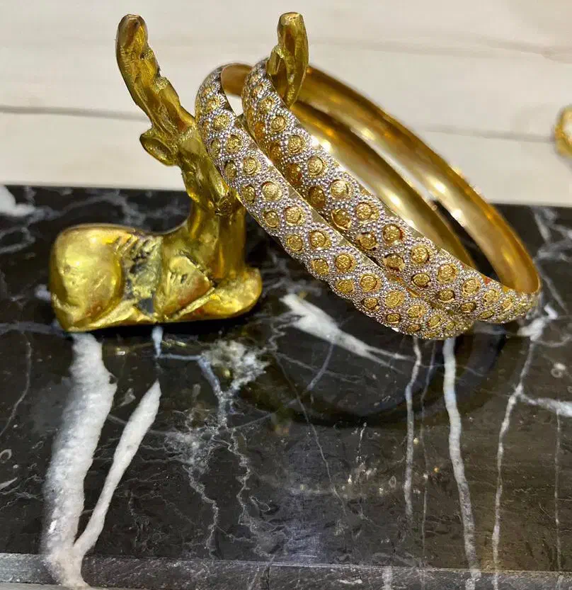 جفت النگو طلا رادیومی شیک ، مناسب سرمایه گذاری|جواهرات|دزفول, |دیوار