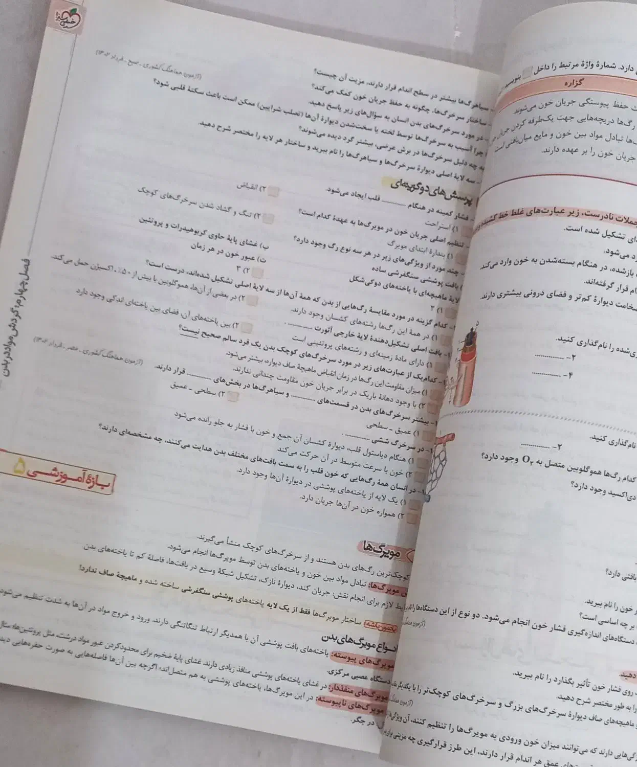 دو کتاب کار درس های تخصصی پایه دهم تجربی|کتاب و مجله آموزشی|نیشابور, شهرک اندیشه|دیوار