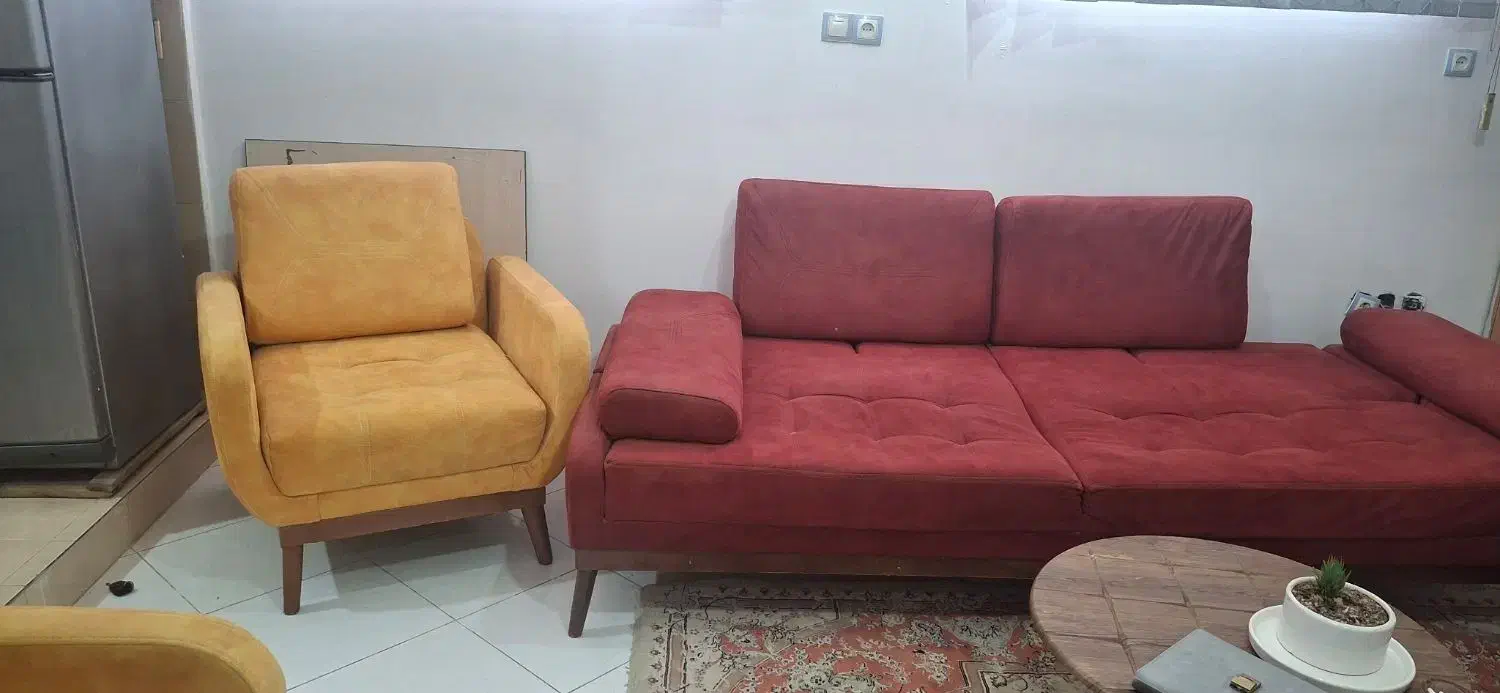 مبل تخت خوب شو ۸ نفره|مبلمان خانگی و میز عسلی|اصفهان, محمودیه|دیوار