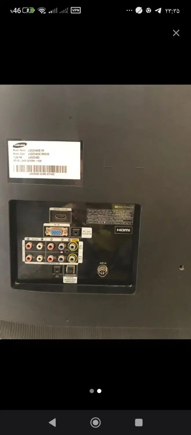 تلویزیون سامسونگ 32اینچ|تلویزیون و پروژکتور|تهران, ستارخان|دیوار