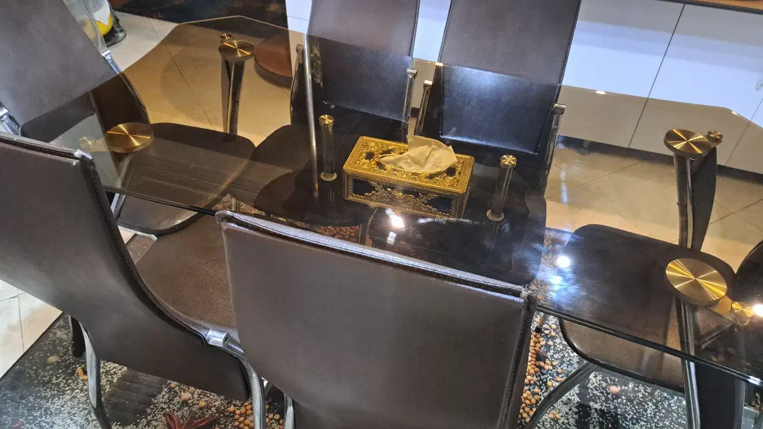 میز 6 نفره ناهار خوری|میز و صندلی غذاخوری|رشت, شهرک قدس|دیوار