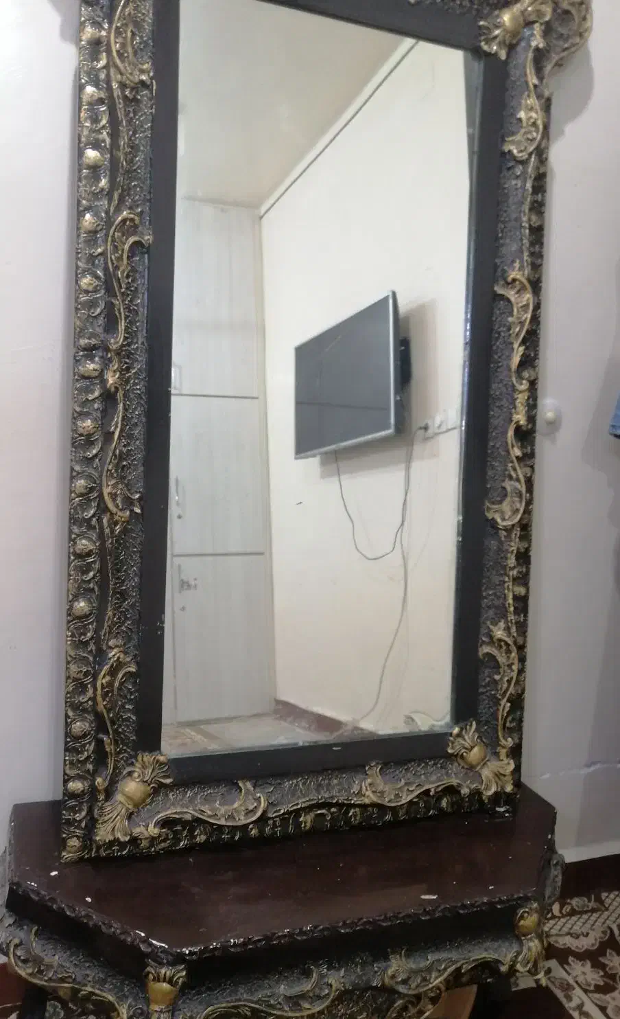 آینه کنسول|بوفه، ویترین، کنسول|اهواز, شهرک پیام|دیوار