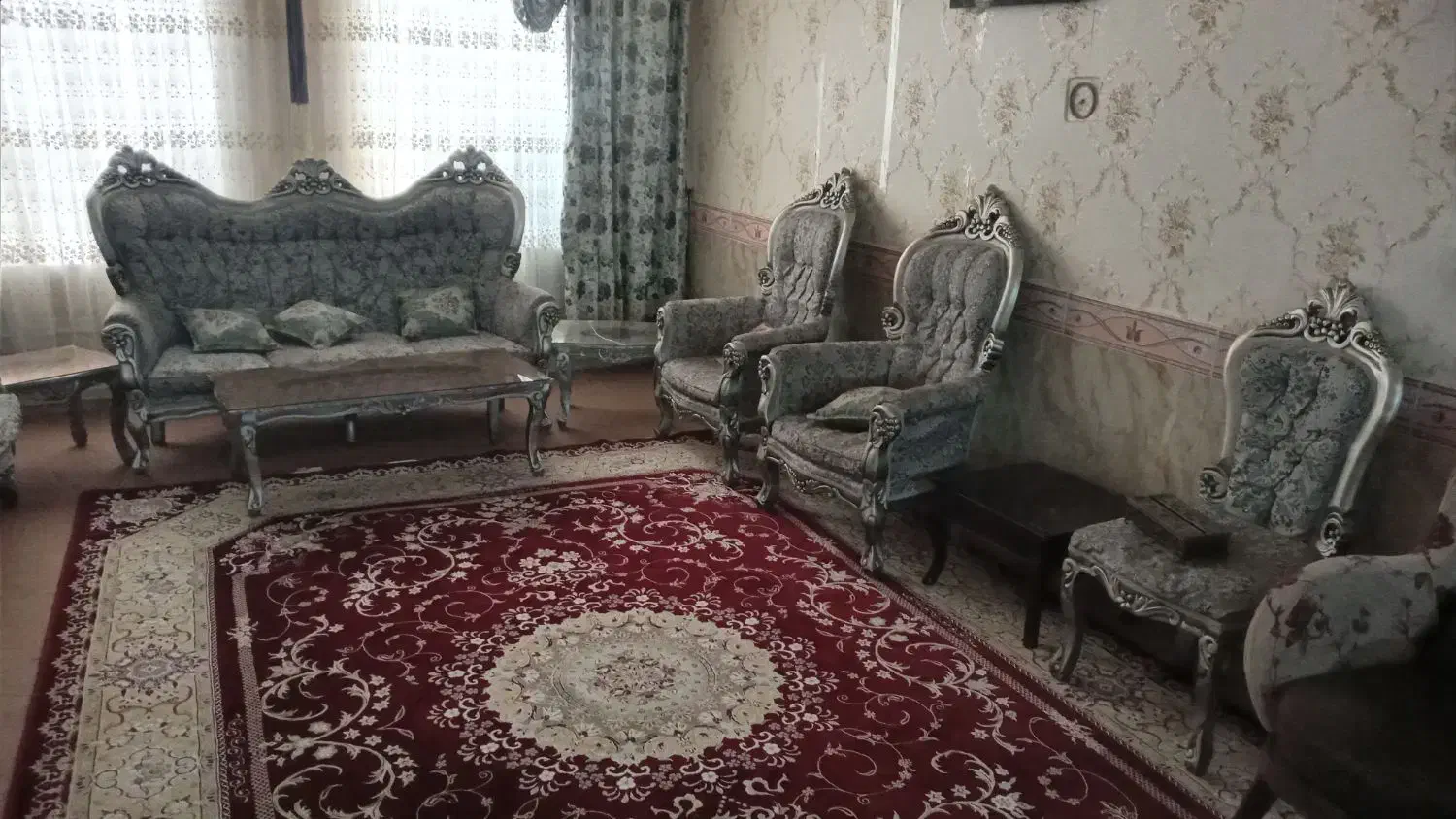 مبل 9 نفره سلطنتی درحدنو|مبلمان خانگی و میز عسلی|بجنورد, |دیوار