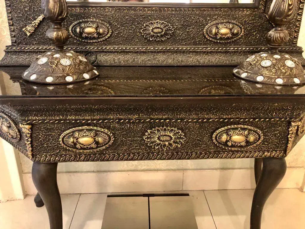 آیینه شمعدان برنز و کریستال|آینه|تهران, جهاد|دیوار