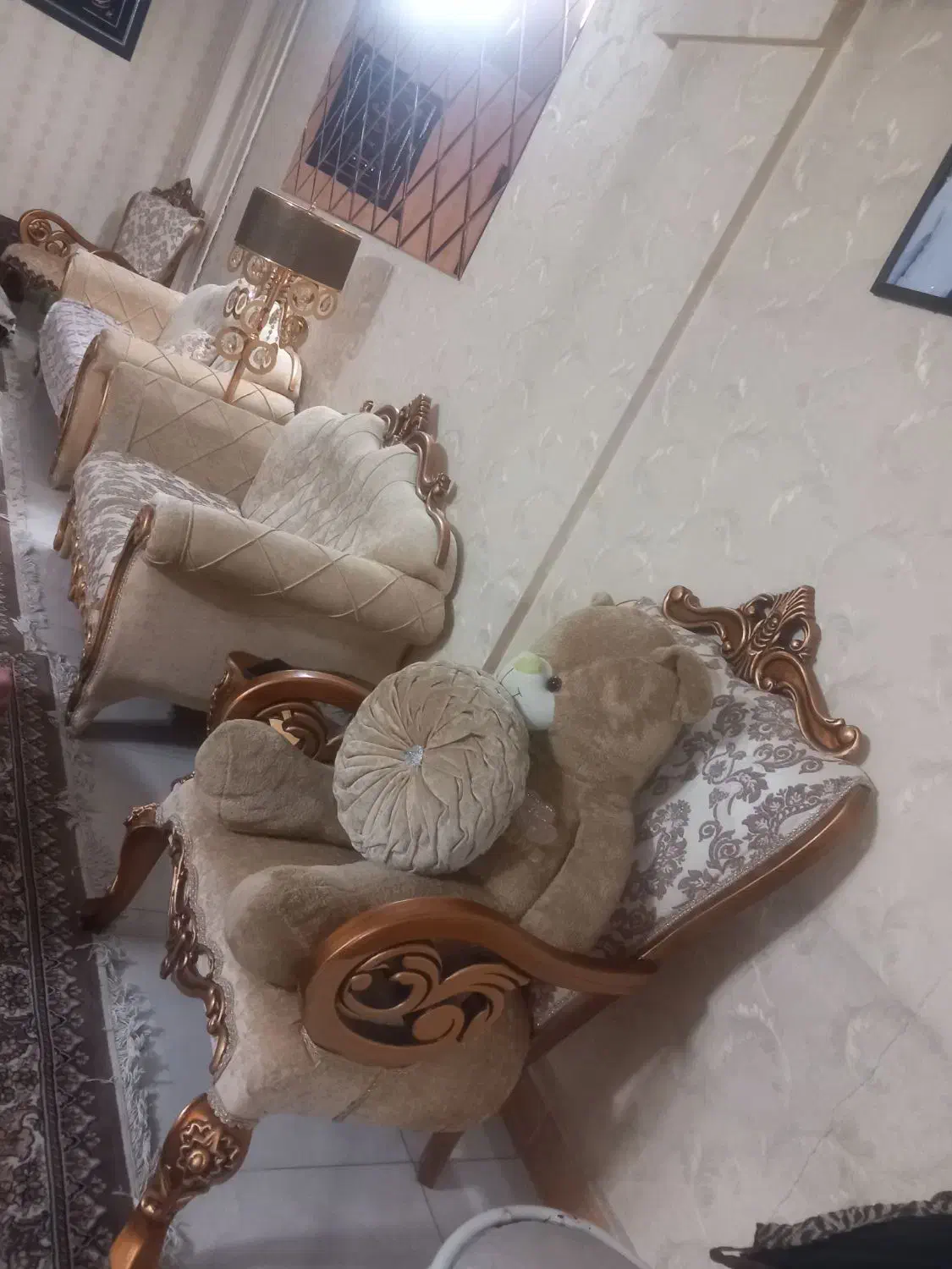 مبلمان ۹نفره با۳میزعسلی|مبلمان خانگی و میز عسلی|مشهد, گاز|دیوار