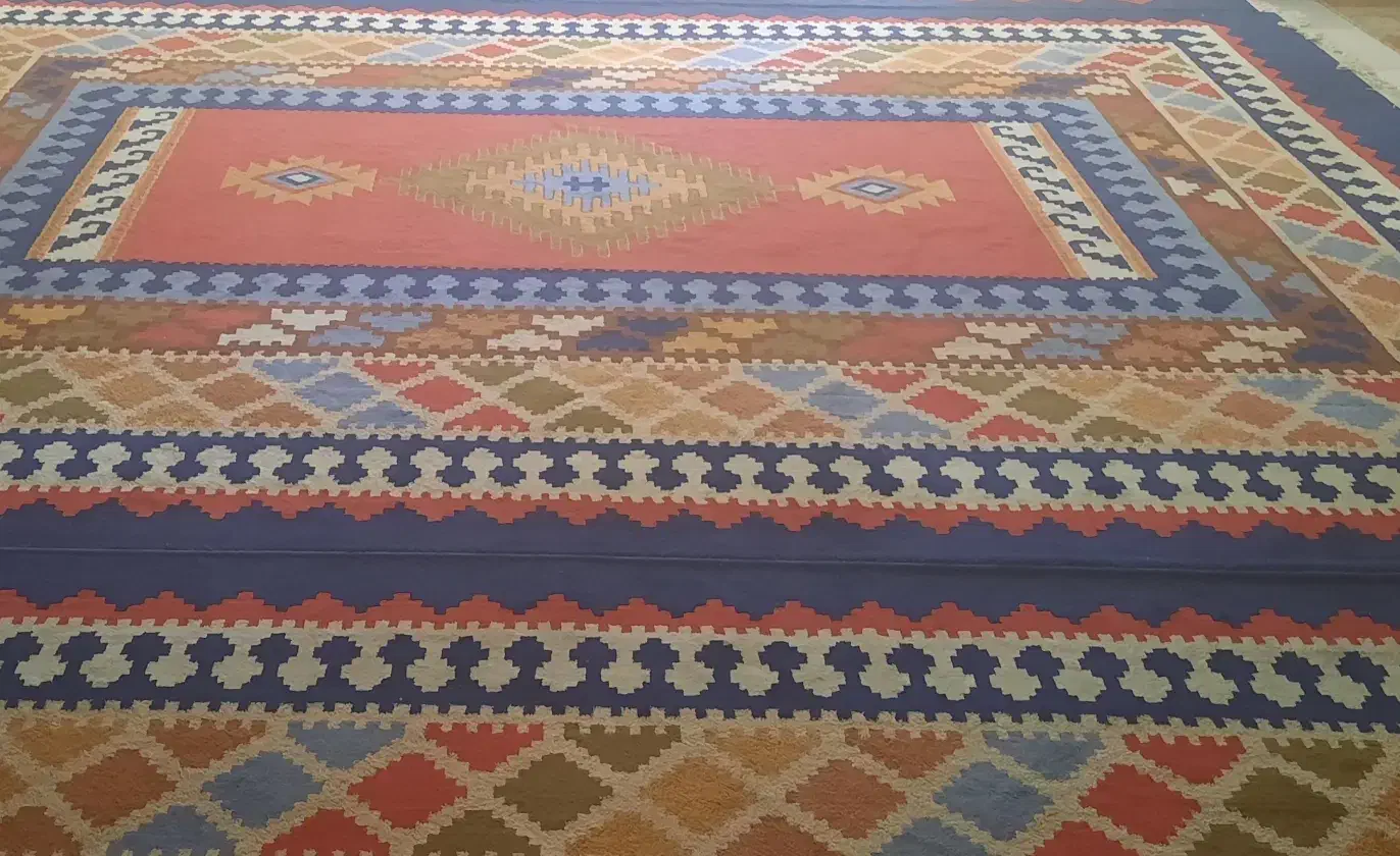 دوعدد گلیم فرش ۱۲ متری صادراتی|گلیم، جاجیم، گبه|دهدشت, |دیوار