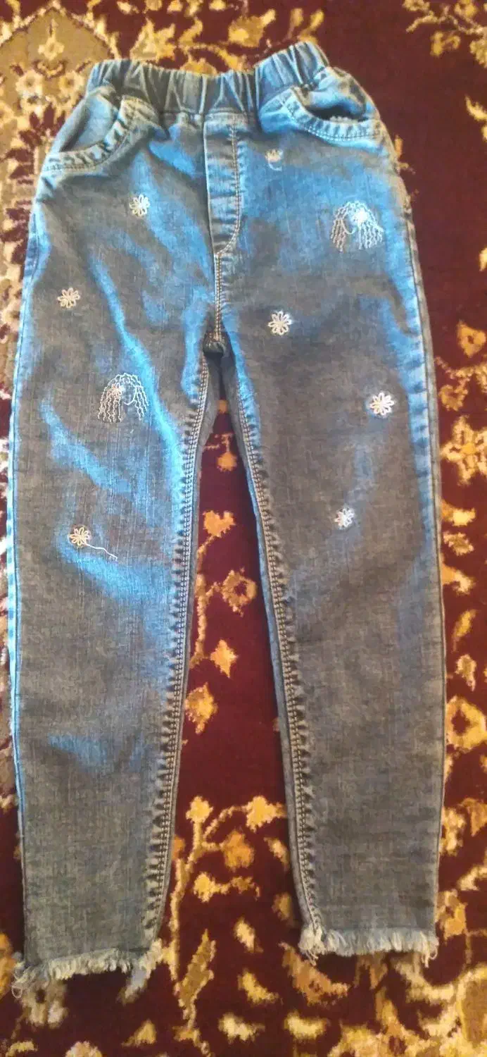 شلوار دخترانه سایز ۶۵ قیمتشم ۲۶۰ هزار|کفش و لباس بچه|سنقر, |دیوار