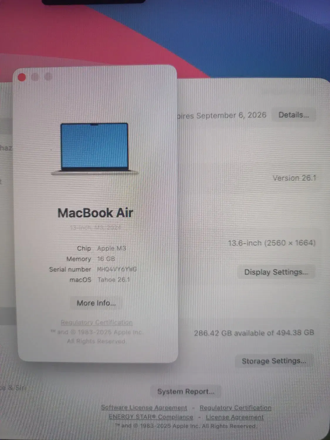 مک بوک ایر m3 512 16|رایانه همراه|تهران, نیروی هوایی (پیروزی)|دیوار