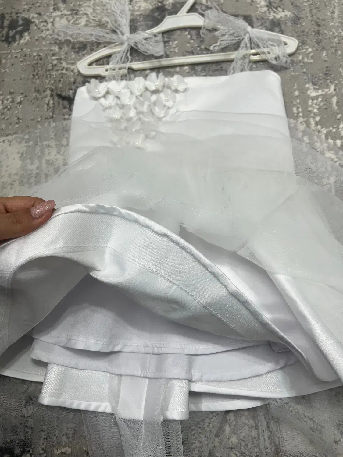 لباس عروس بچگانه دوخت مزونی و کاملاً نو|کفش و لباس بچه|لنگرود, |دیوار