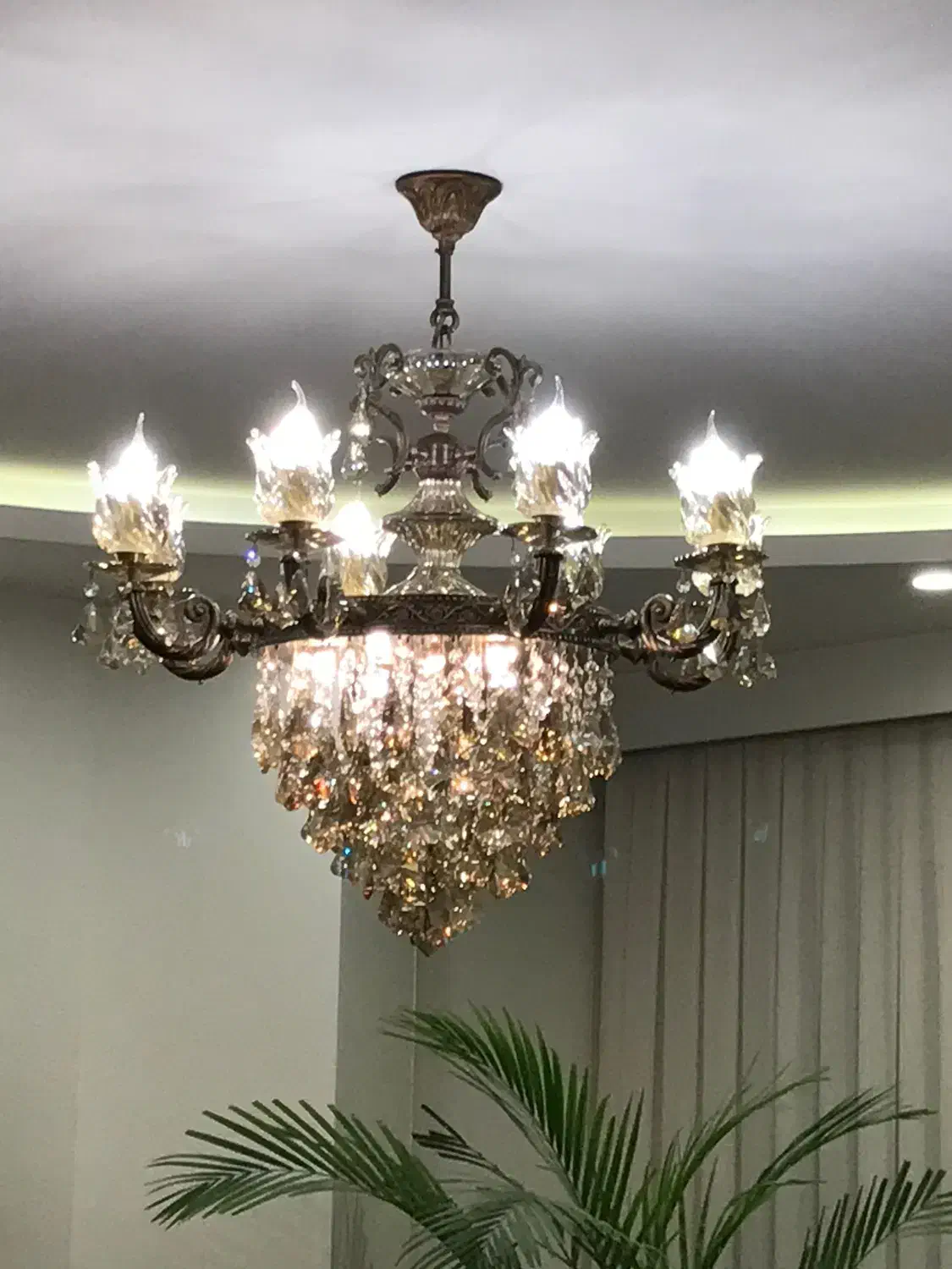 لوستر برنز|لوستر و چراغ آویز|گرگان, |دیوار