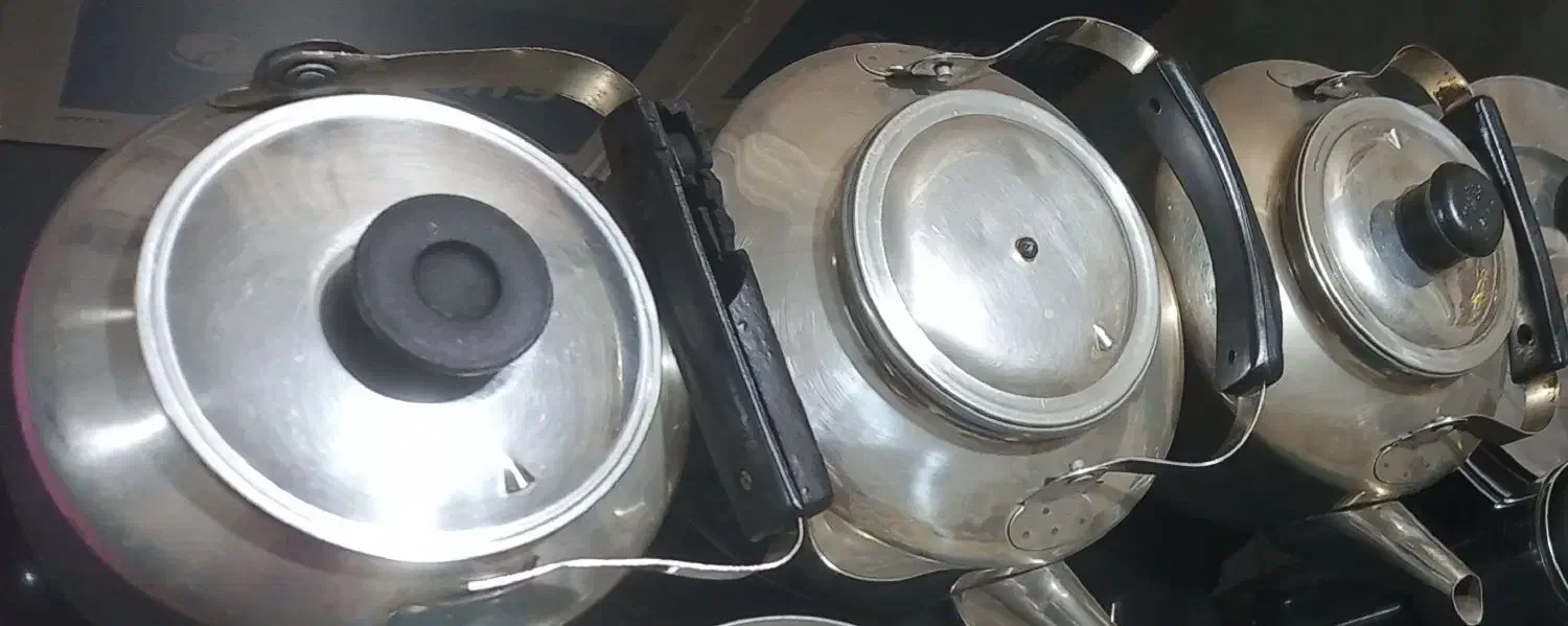 کتری استیل|قوری، کتری، قهوه‌ساز دستی|باقرشهر, |دیوار