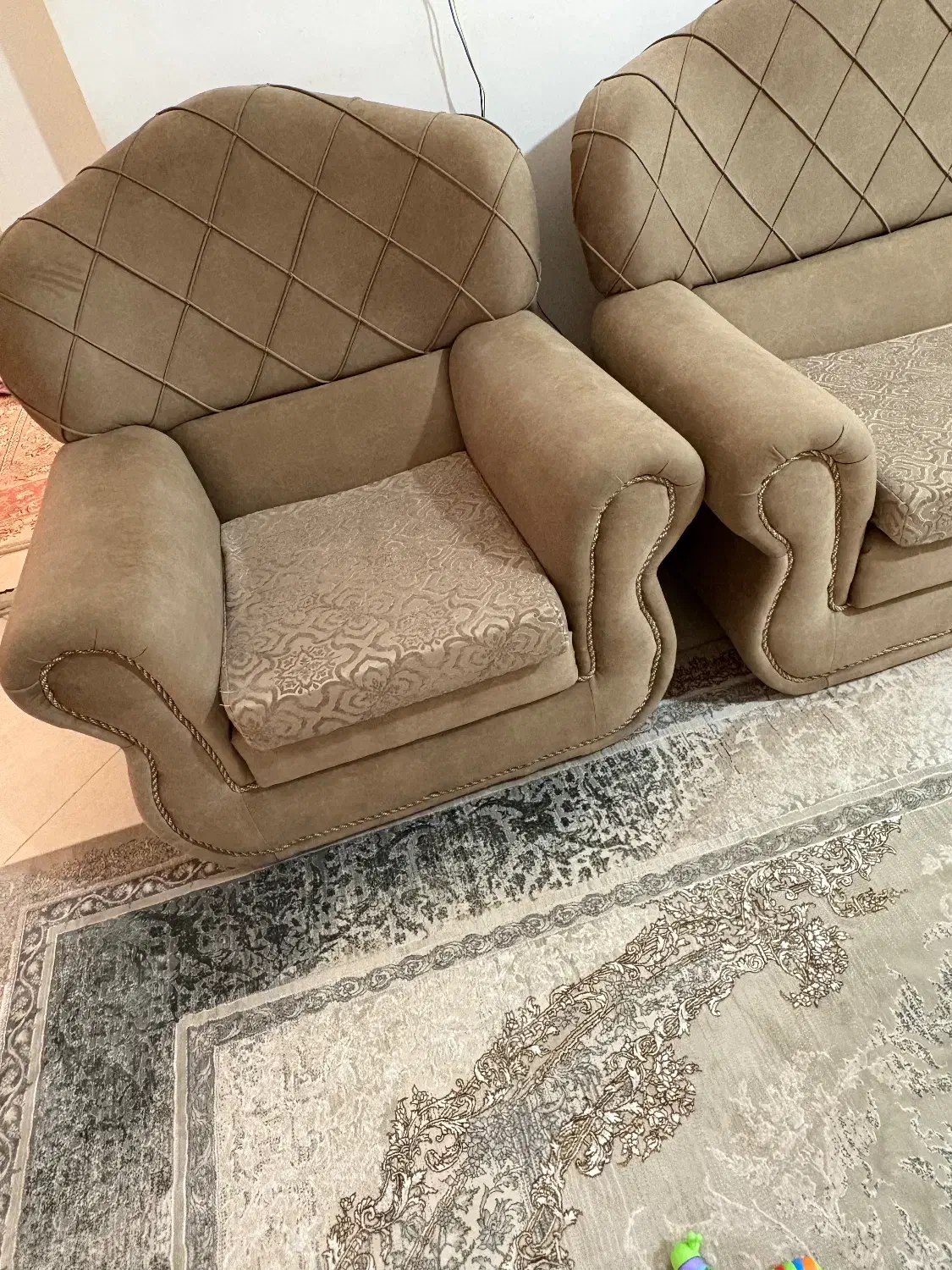 مبل ۷ نفره راحتی|مبلمان خانگی و میز عسلی|فرح آباد, |دیوار