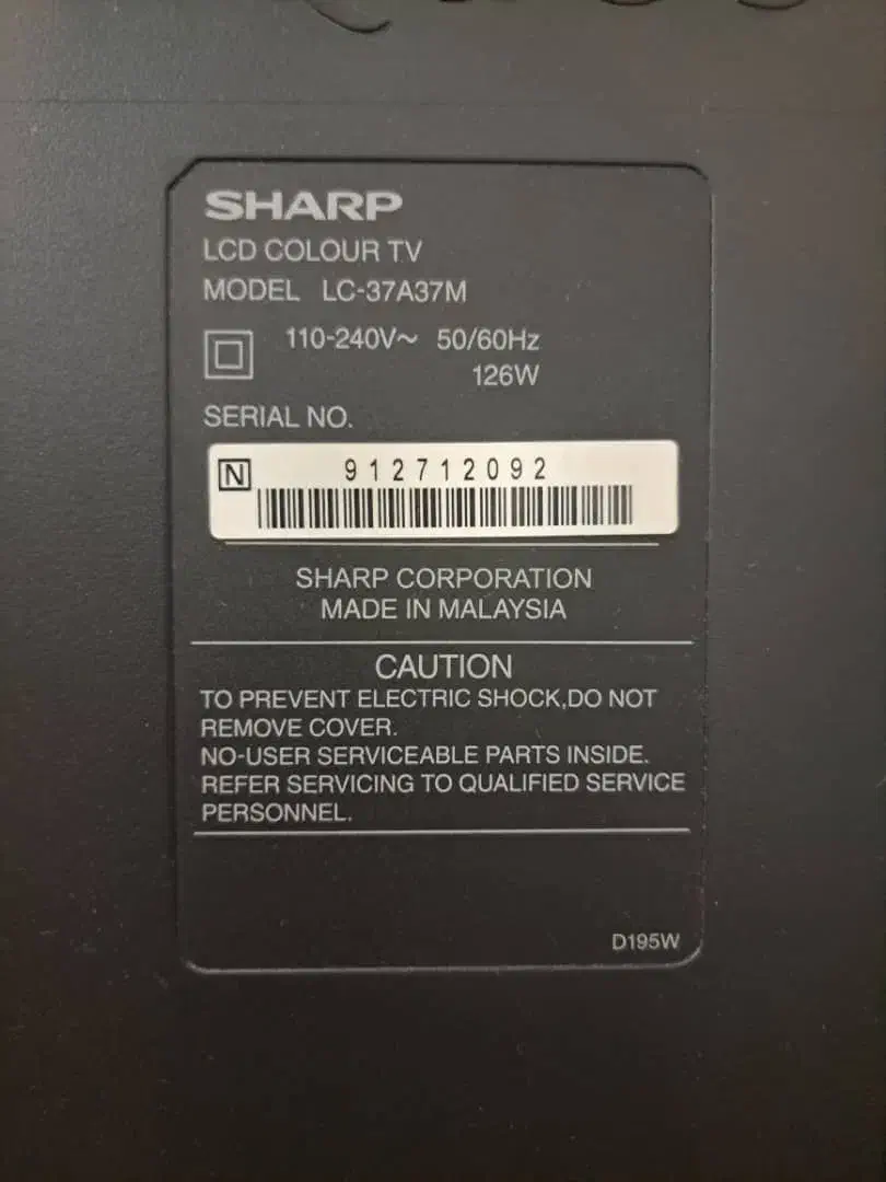 تلویزیون مارک شارپ درحد|تلویزیون و پروژکتور|شاهینشهر, فدک|دیوار